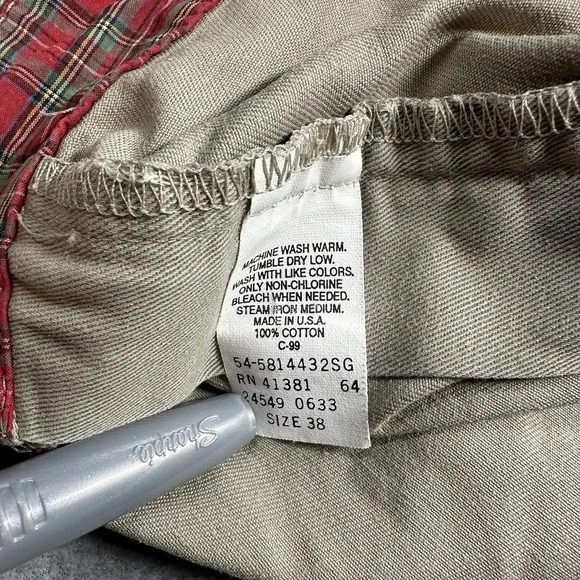 Vintage Polo Ralph Lauren Classic Golf Shorts Beige Mens 38 Made in USA NOTE‎ - Picture 4 of 10